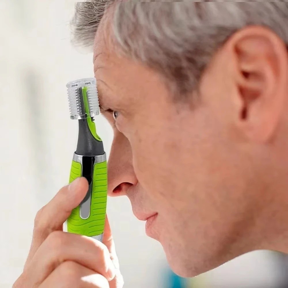 Hot Men Nose Ear Face Neck Eyebrow Hair Mustache Beard Trimmer Shaver Clipper