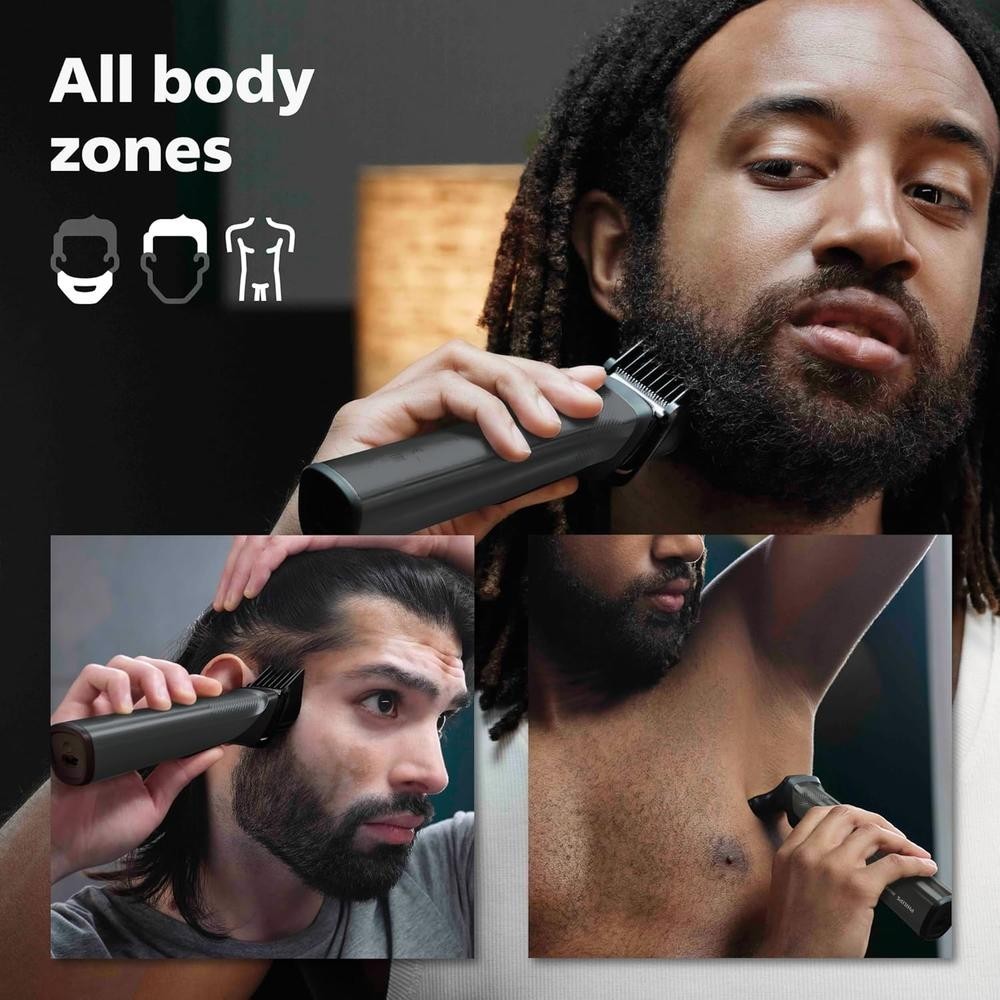 Philips Norelco MG9730/40 Multi Groomer 9000 17-in-1 Trimmer Beard Hair Body Kit