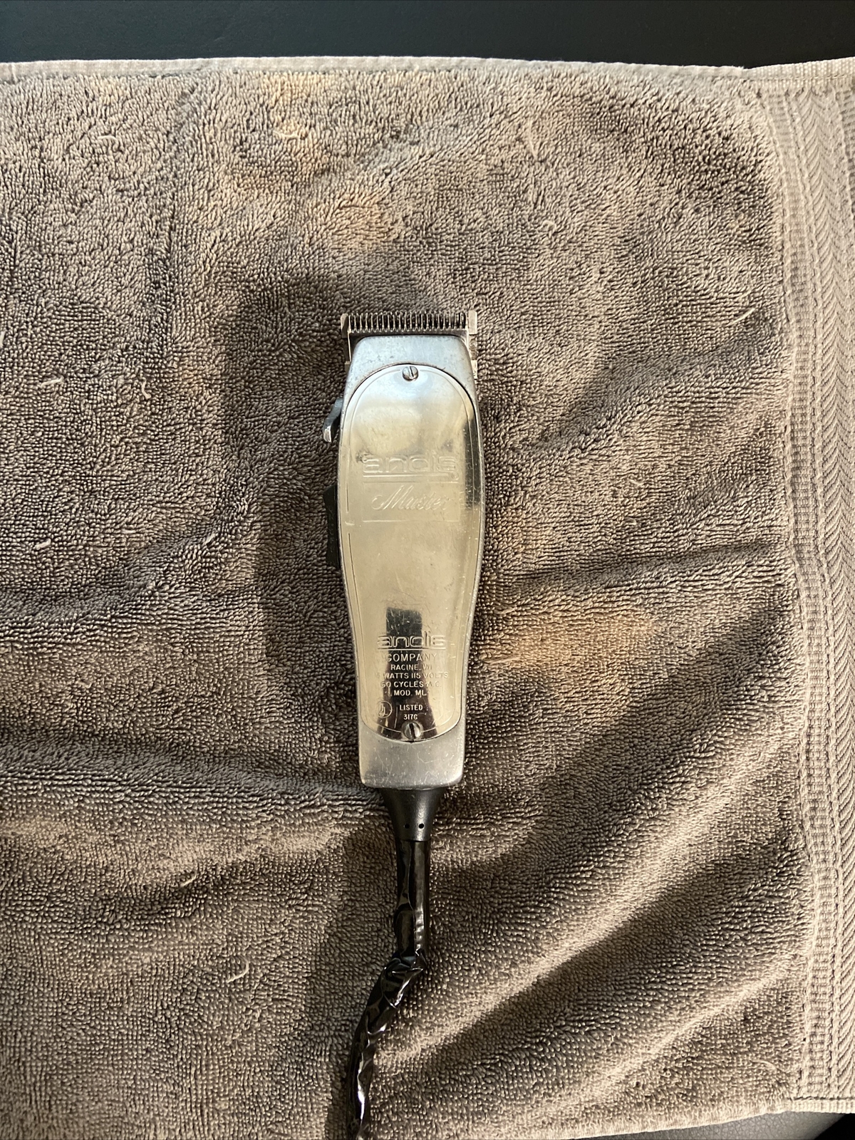 Used Andis Master Corded Clipper – 12470, Taped power cord