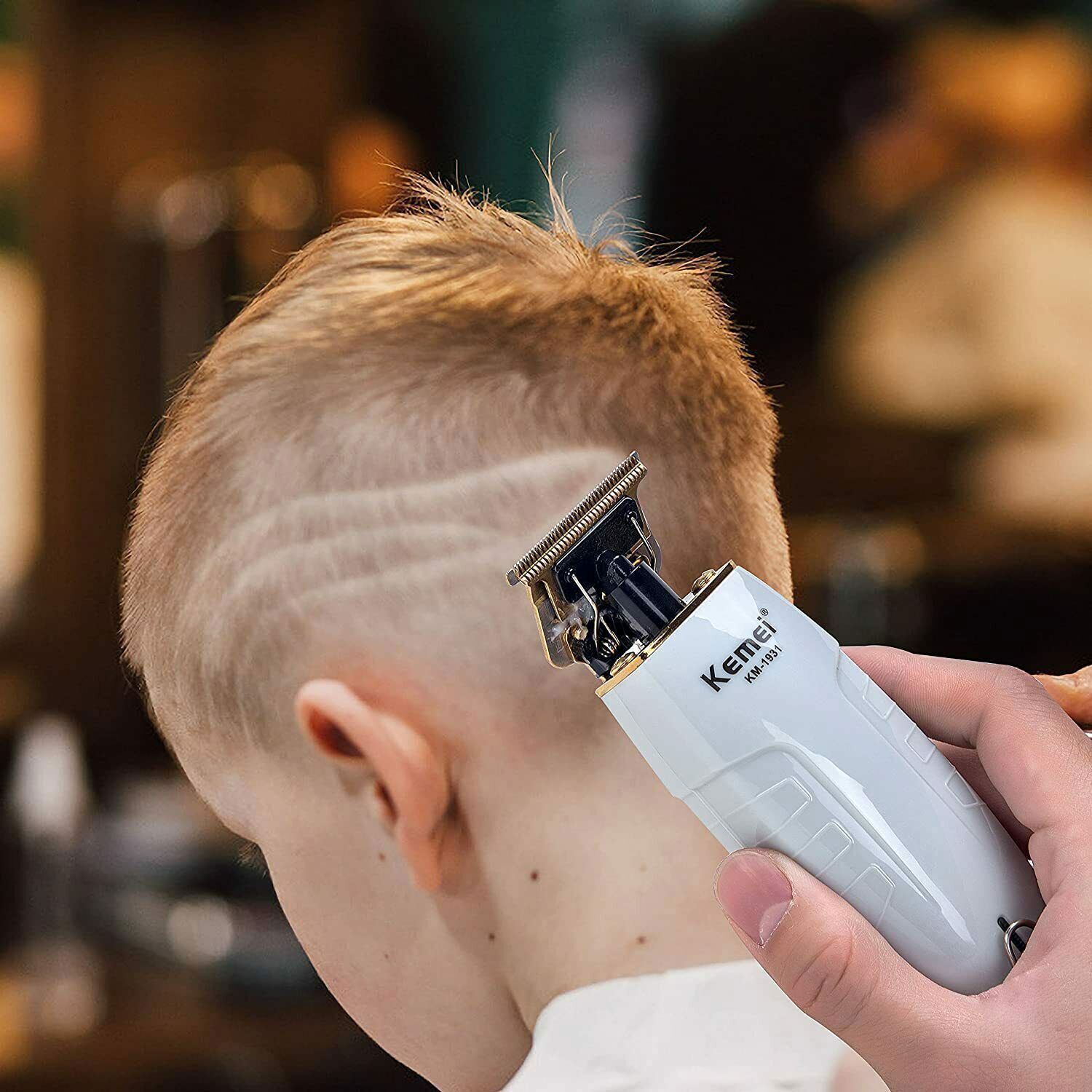 Kemei Hair Trimmer Baldheaded Hair Beard Clipper Cordless Grooming Kits KM-1931