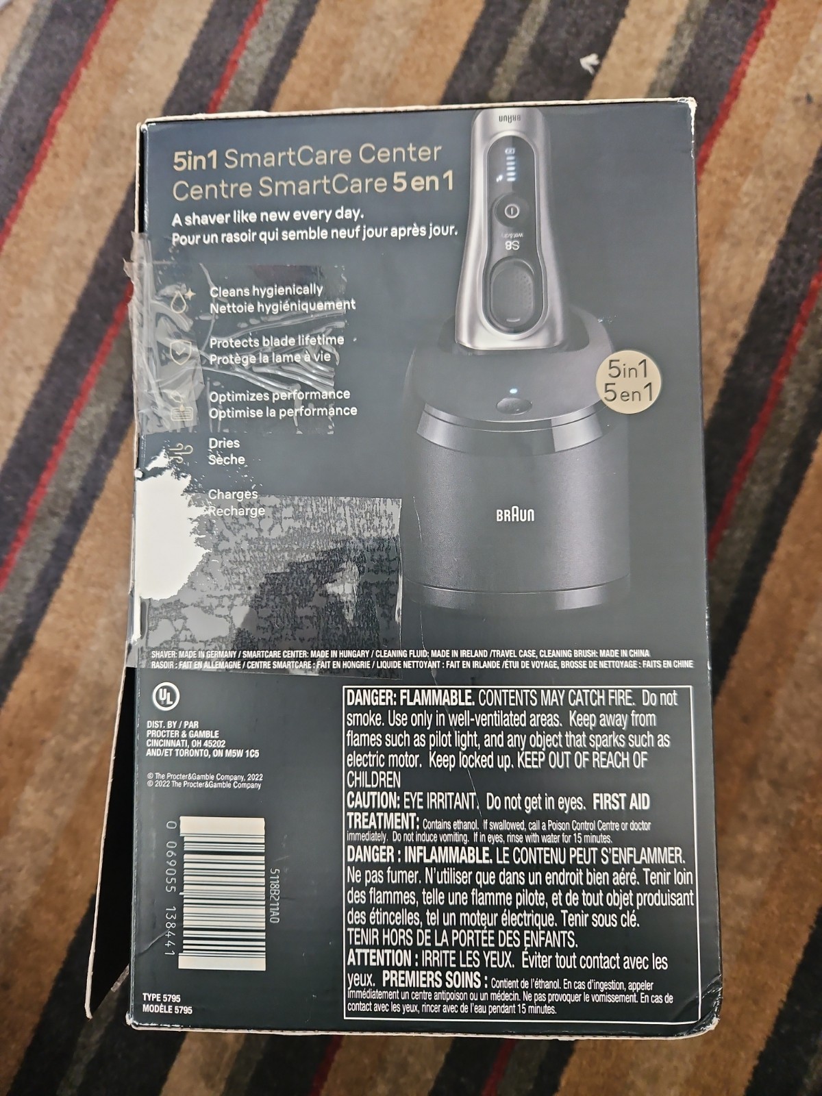 Braun Series 8 8567cc Smart Electric Shaver Wet & Dry 5-in-1 SmartCare