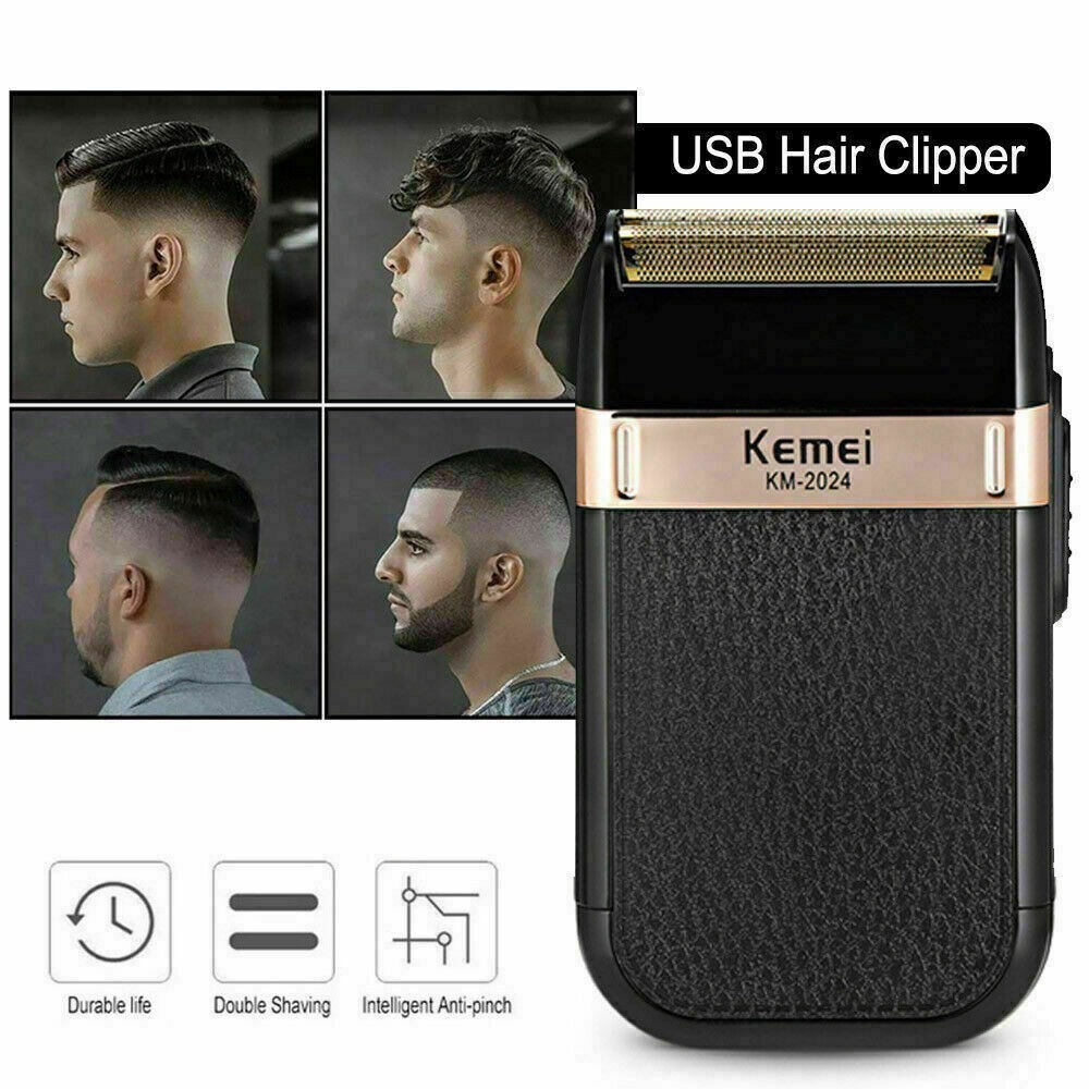 US Men’s Electric Shaver Trimmer Razor Rechargeable Hair Beard Shaving Machine