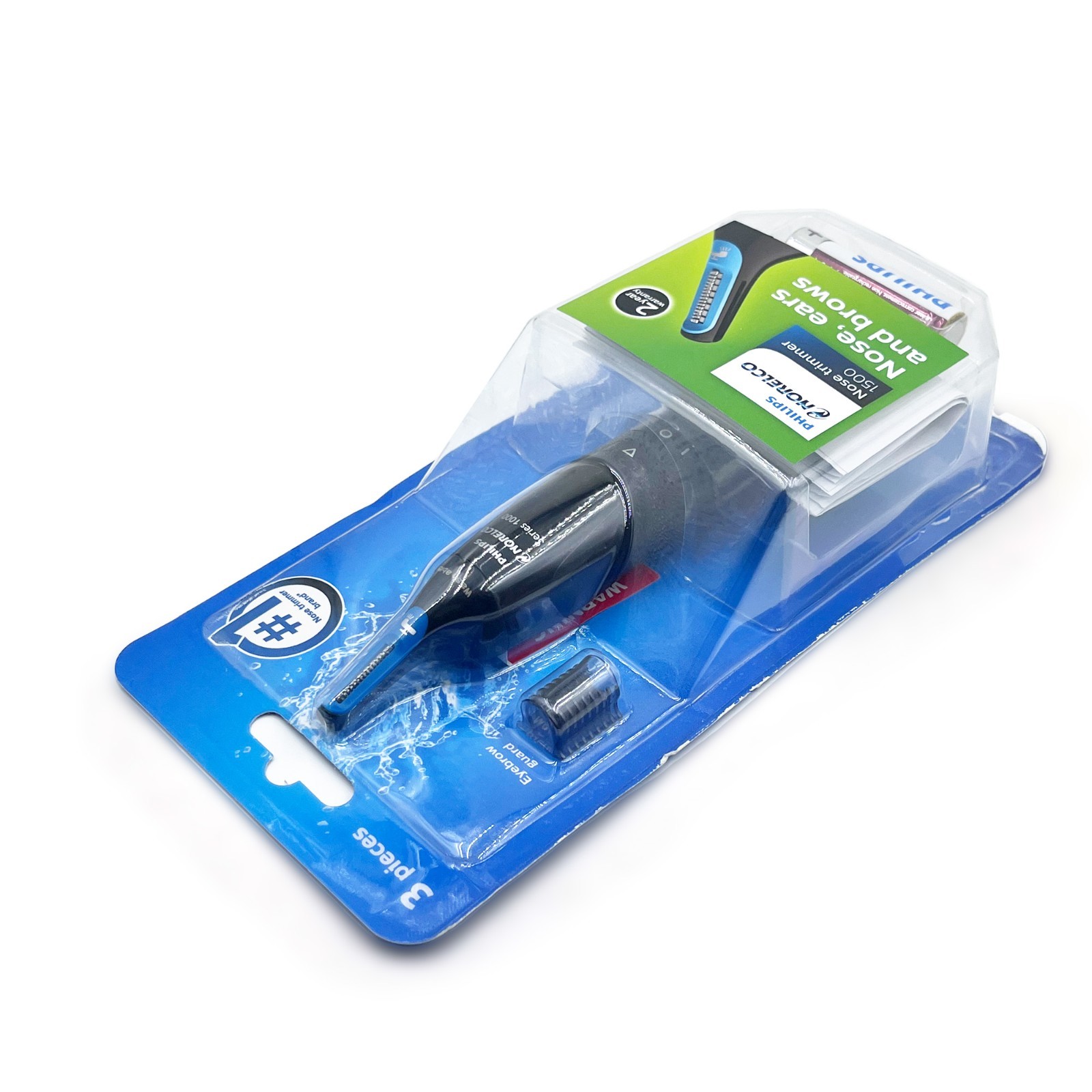 Philips Norelco Nosetrimmer 1500 Nose, ear & eyebrow trimmer, NT1500 Open box