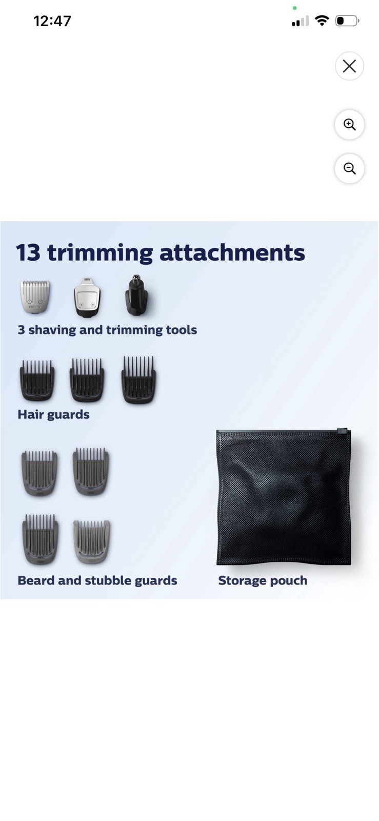 Philips Norelco Multigroom 3000 13-Piece All-in-One Trimmer Grooming Kit