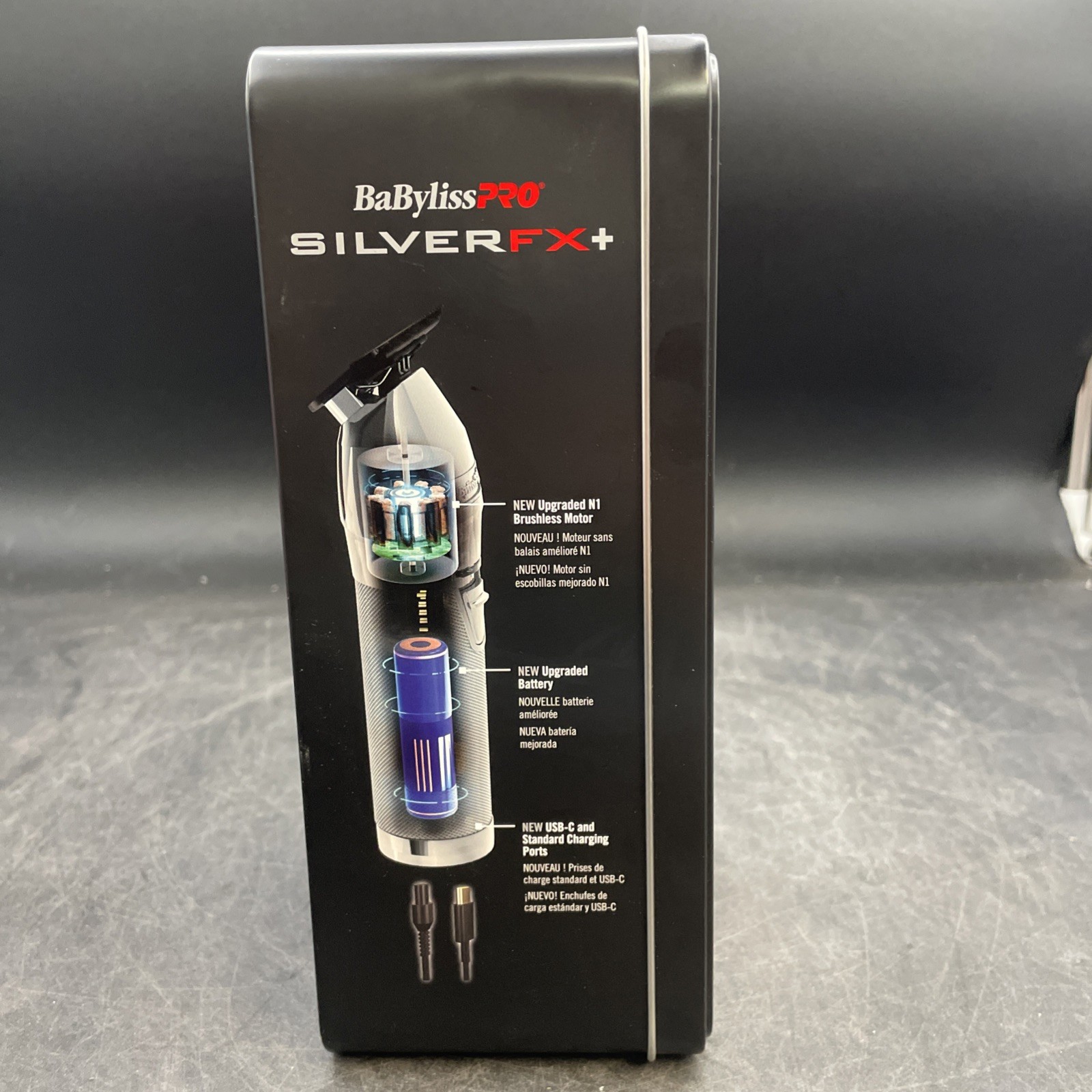 BaBylissPRO SilverFX+ All-Metal Lithium Outlining Trimmer (51135)
