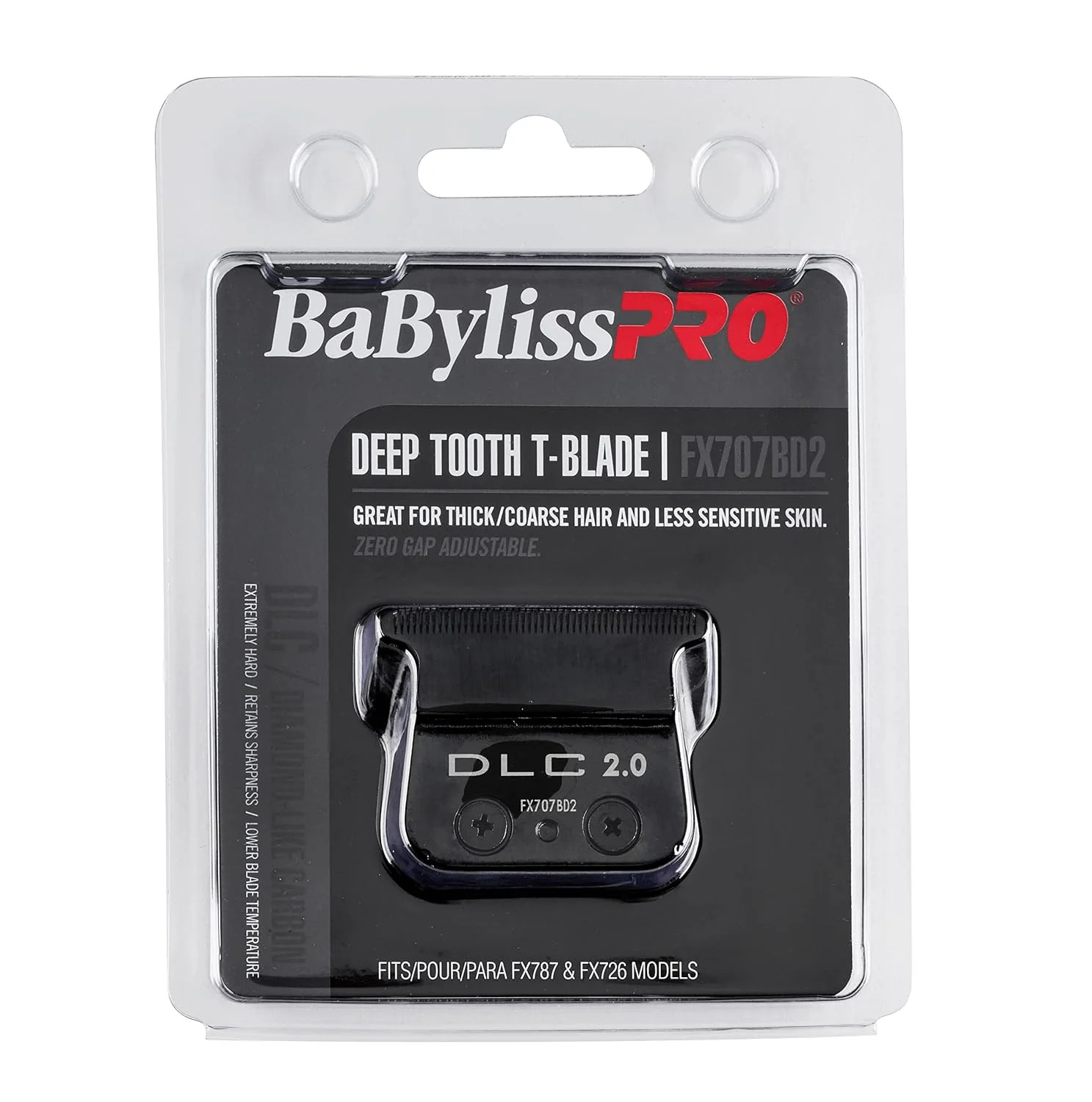 BaBylissPRO Trimmer Blade – Black DLC Deep Tooth (FX707BD2)