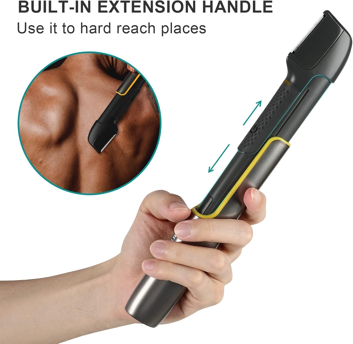 Versatile Body Groomer with Precise Trimmer for Sensitive Areas – Men’s Edition