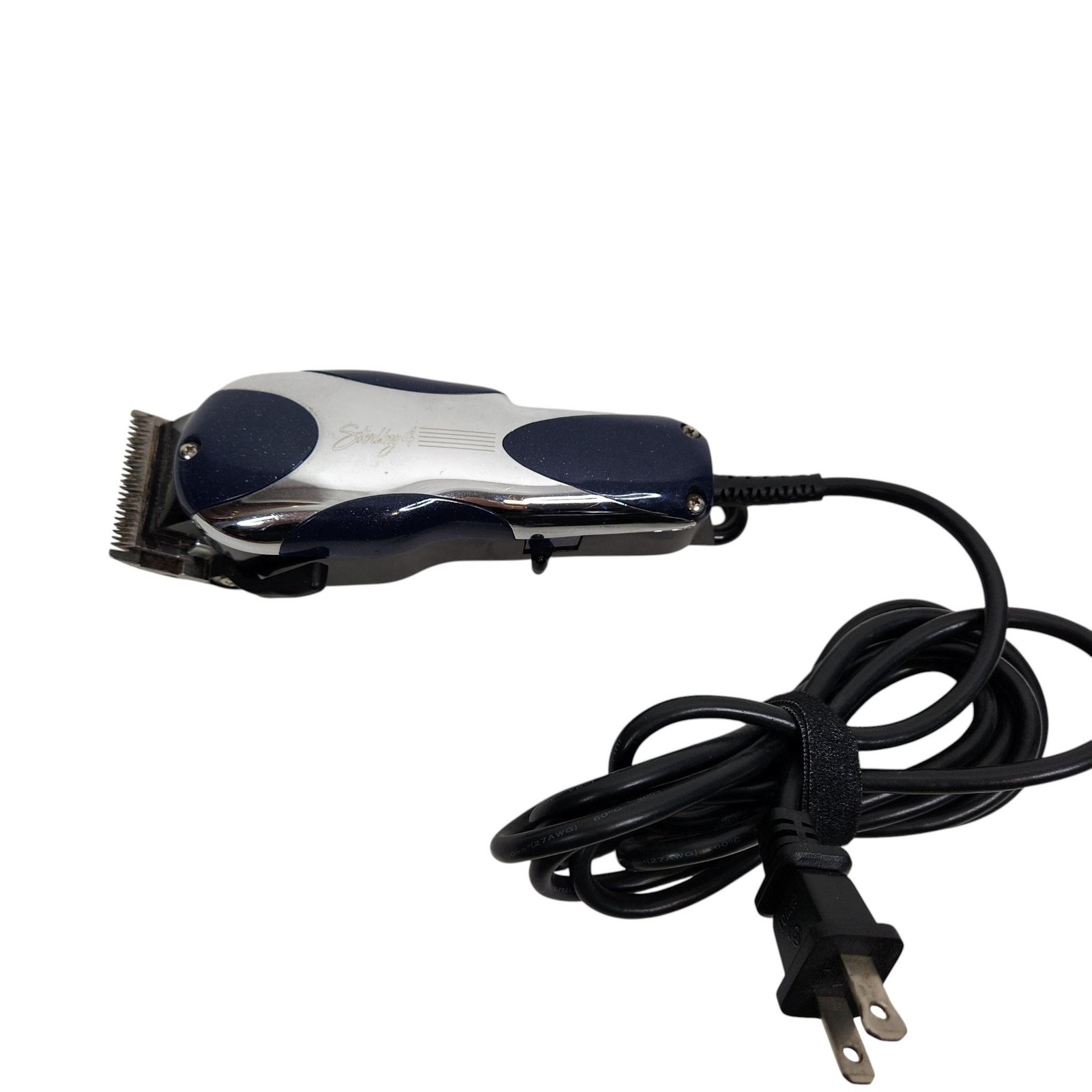 Wahl STX Hair Clipper Model STX 305G Blue Silver Adjustable Blade Corded Mens