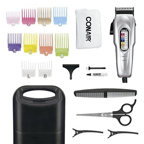 Conair Combo Number Cut Haircut Kit HC315N Corded Clipper Trimmer 13 Piece Men