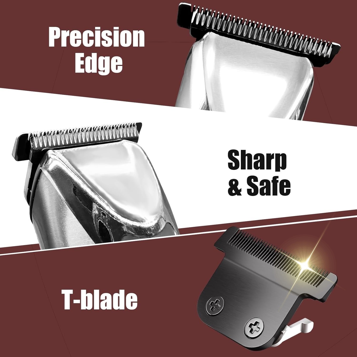 40mm Replacement Detachable T Blade for Wahl All in One Lithium Ion Trimmer 1PC
