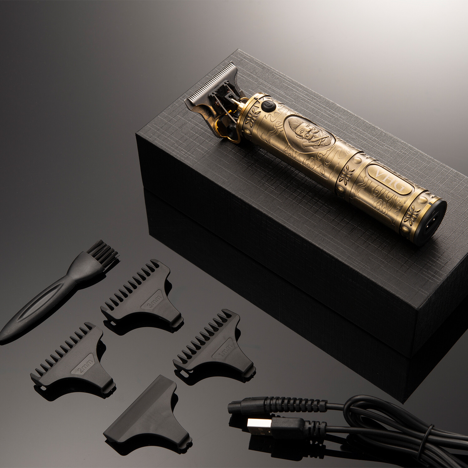 VHG Innovation Ornate Hair Clipper – Professional Barber Hair And Beard Trimmer