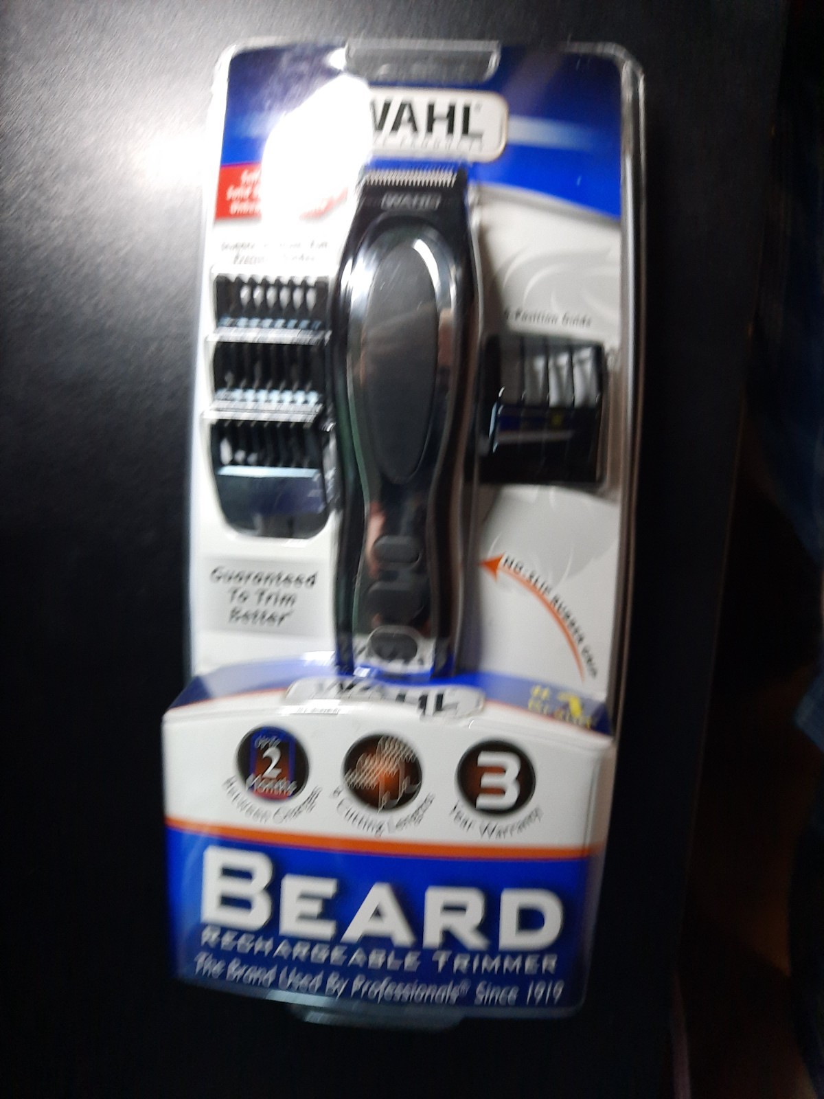 BEARD RECHARGEABLE TRIMMER WAHL STILL UNDER 3 YEARS WARRANTY
