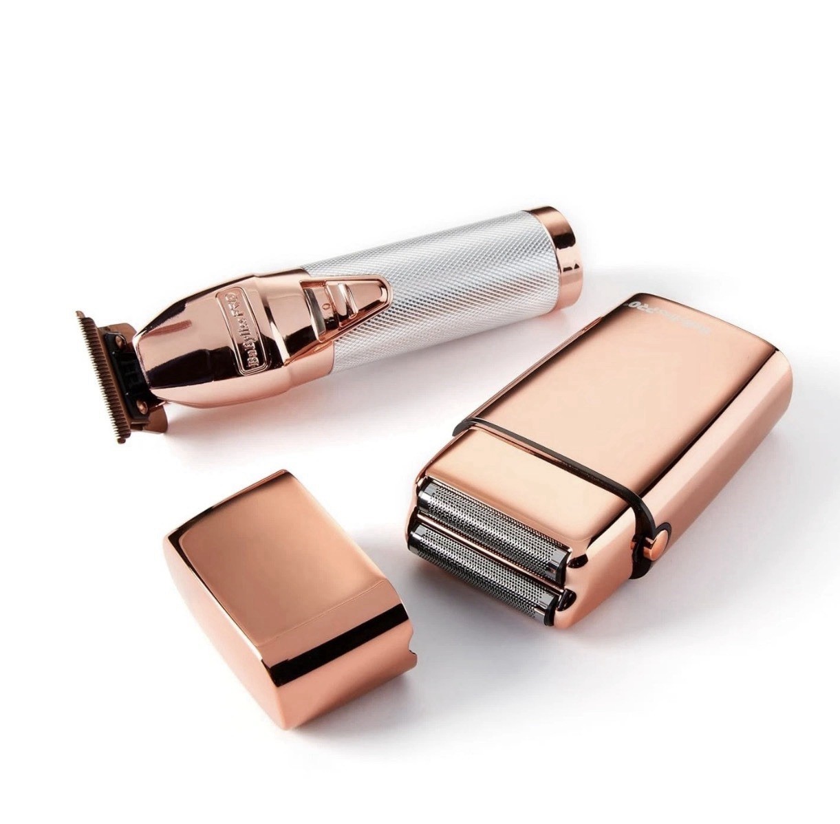 BaBylissPRO LimitedFX Rose Gold Trimmer & Double Foil Shaver Gift #FXDUOFS2TRG