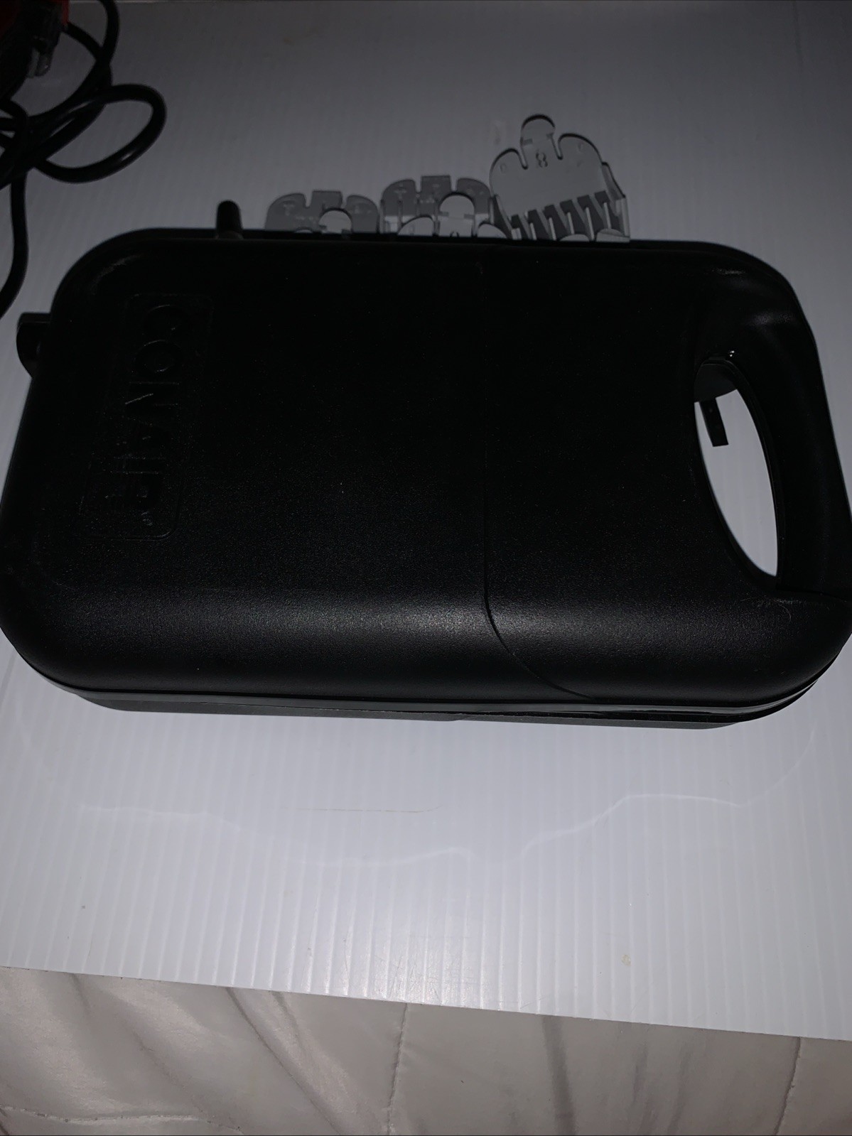 Wahl Designer Model ST Clippers With Attachments Black Hard Case.