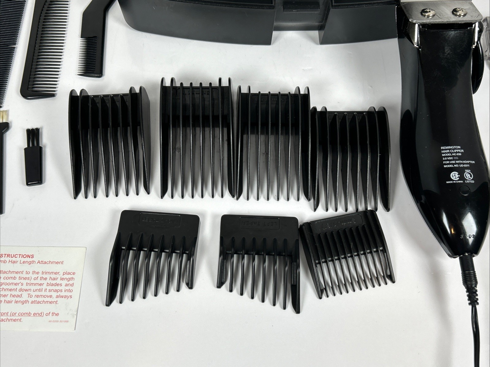 Remington HC-930 Hair Clipper Kit + Cordless TLG 100 & Clipper & Accessories Kit