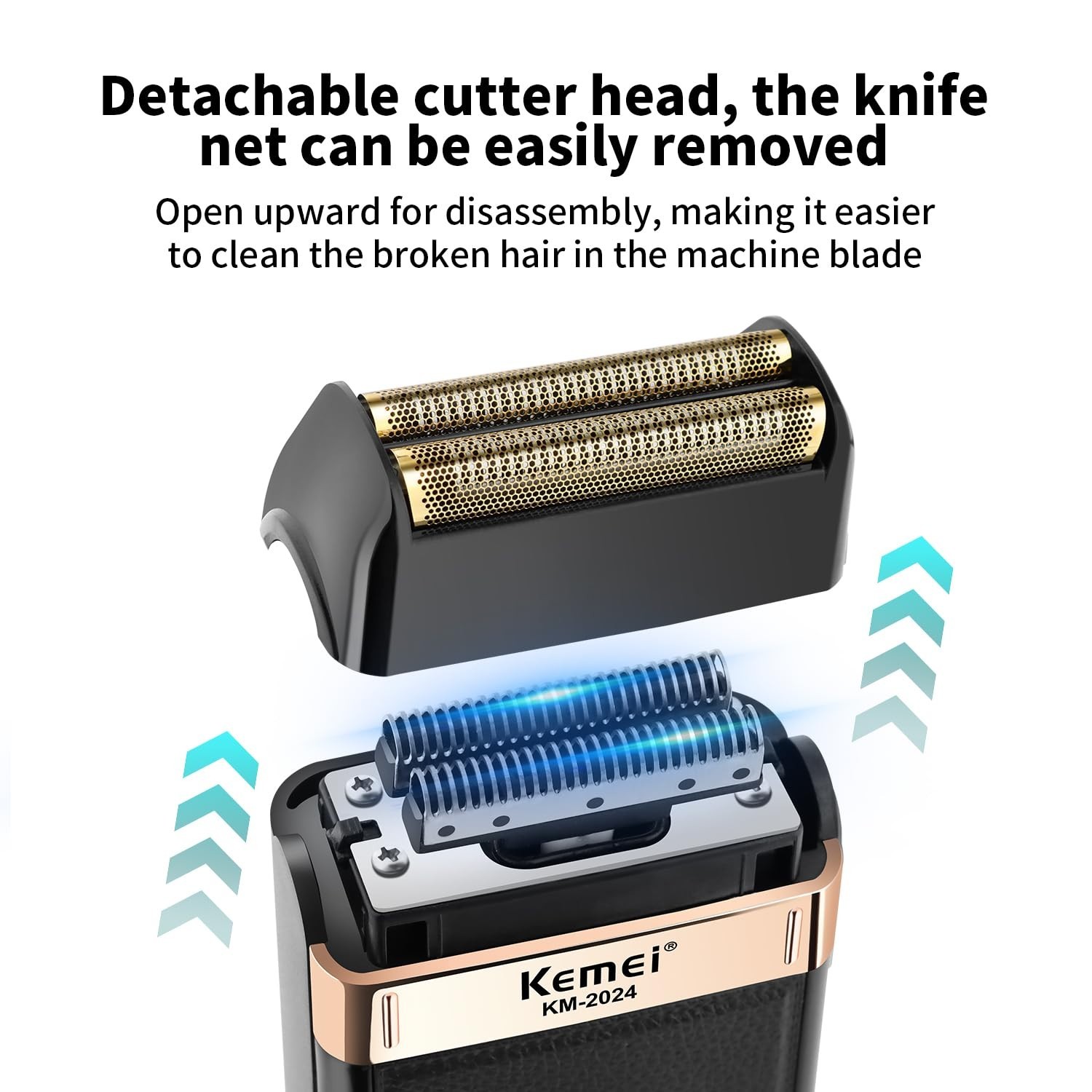 Cordless Hair Clippers for Men, T-Blade Beard Trimmer & Foil Shaver Set, Recharg