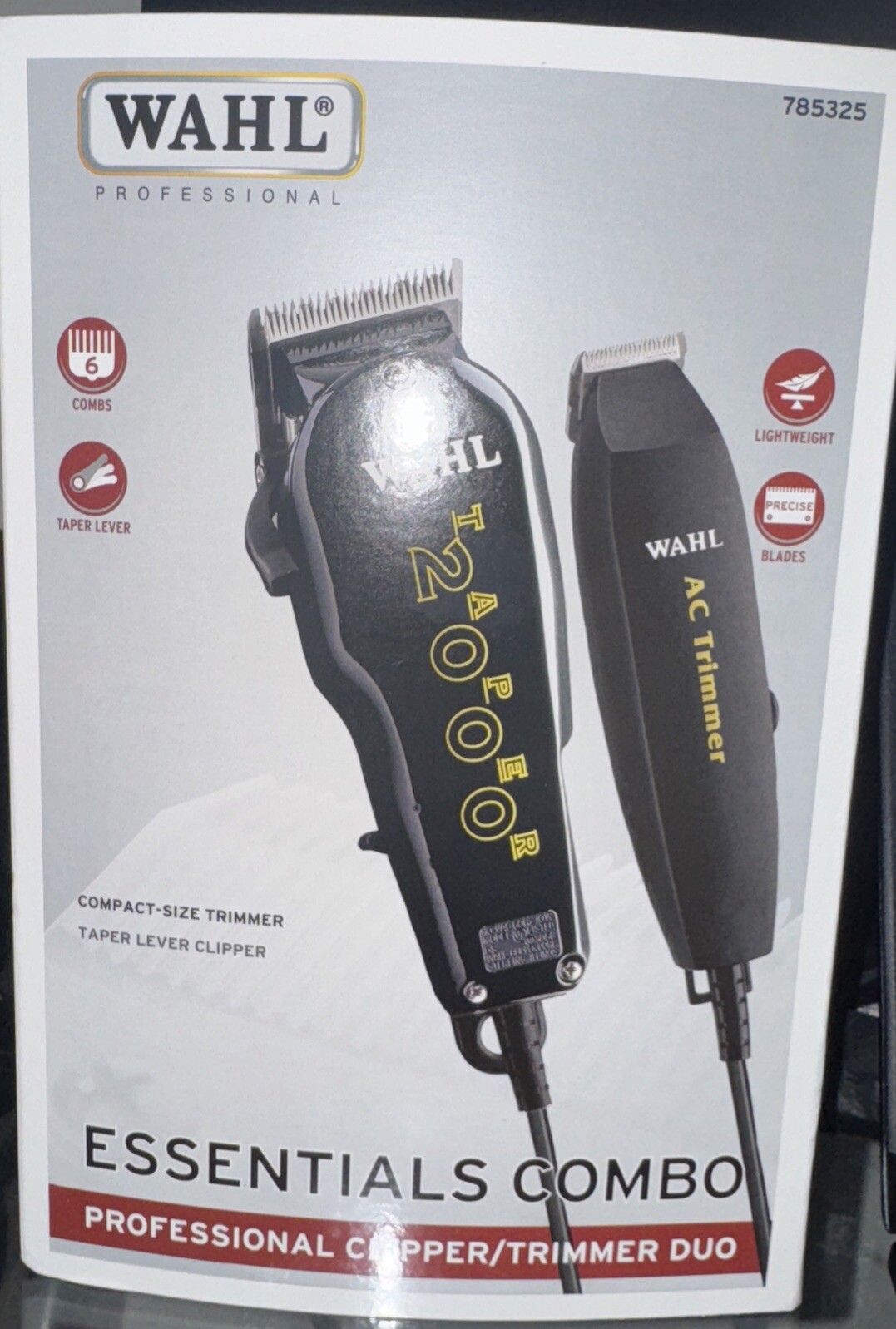 *Wahl # 8329 ESSENTIALS CLIPPER/TRIMMER COMBO last one