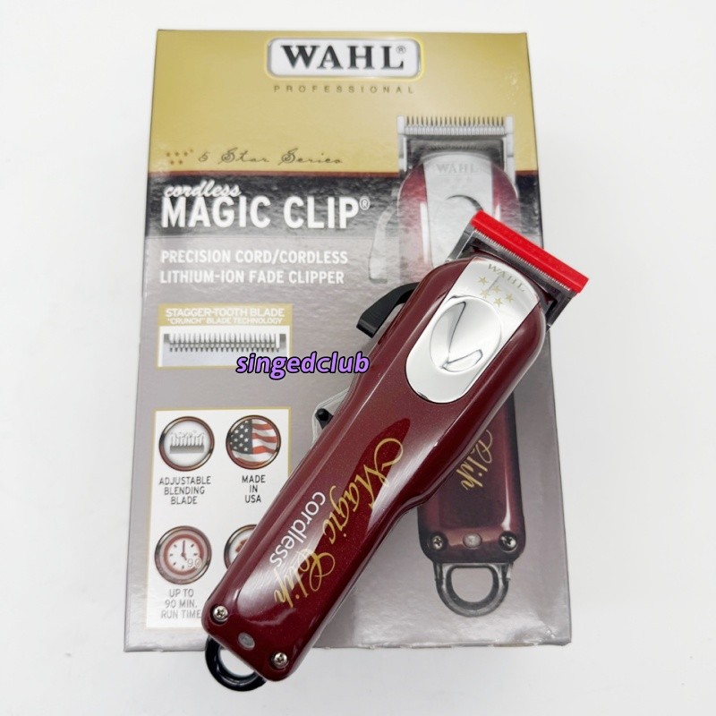 Wahl 8148 Professional 5-Star Series Cordless Magic Clip Cord / Clipper NEW