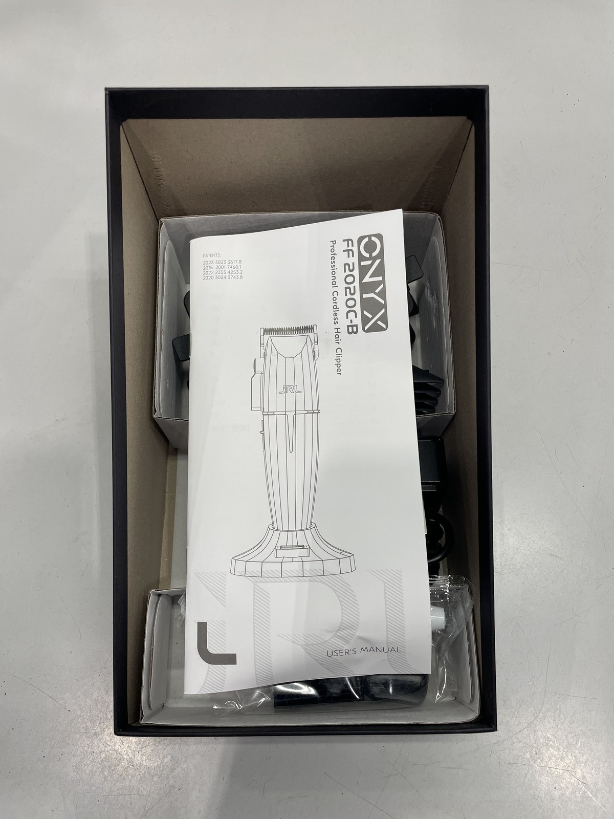 JRL ONYX Professional Cordless Hair Clipper FF 2020C-B Black