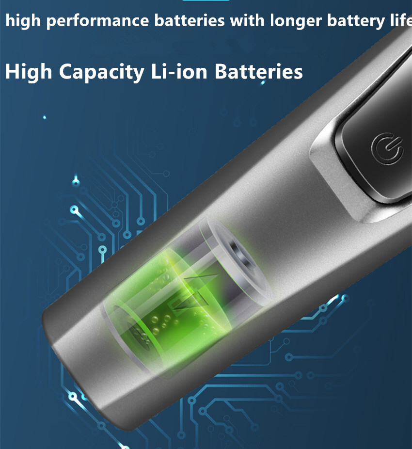 Electric Shaver Rechargeable Razor Wet Dry Nose Beard Trimmer For Men Waterproof