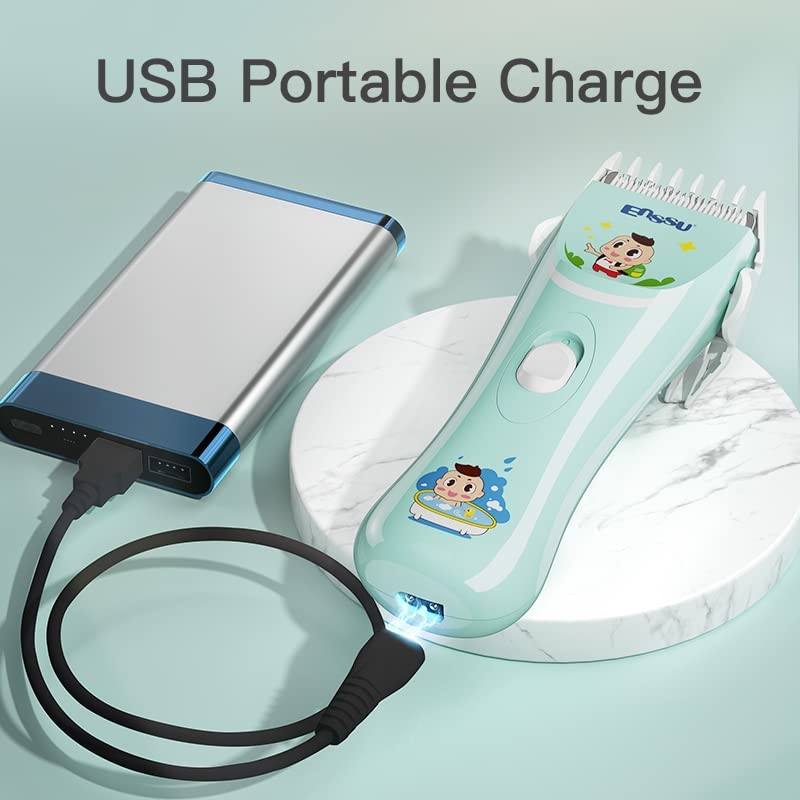ENSSU Baby Hair Clippers Lower Noise Hair Clippers for Kids/Children