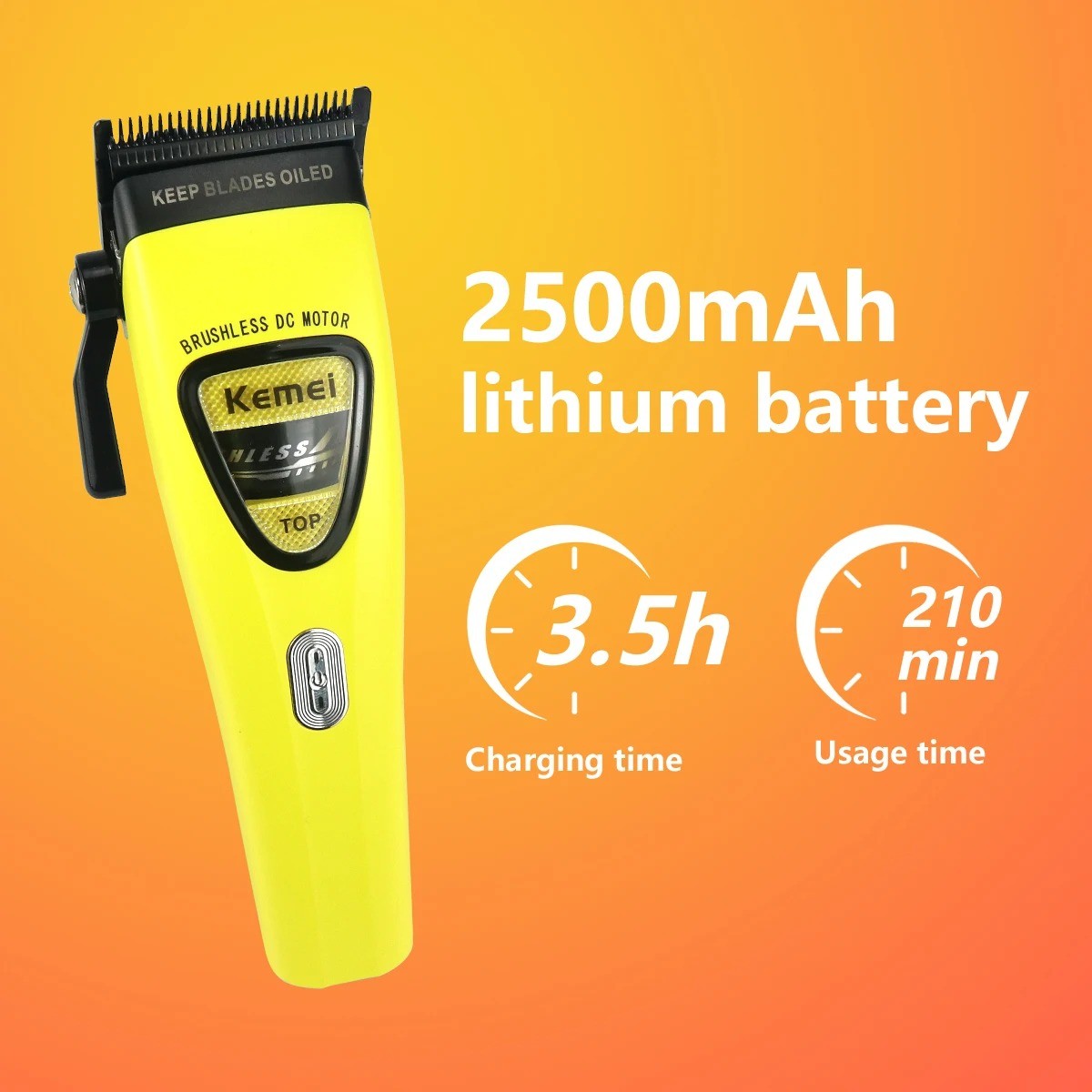 Professional Hair Clippers Brushless DLC Adjustable Hair Trimmer