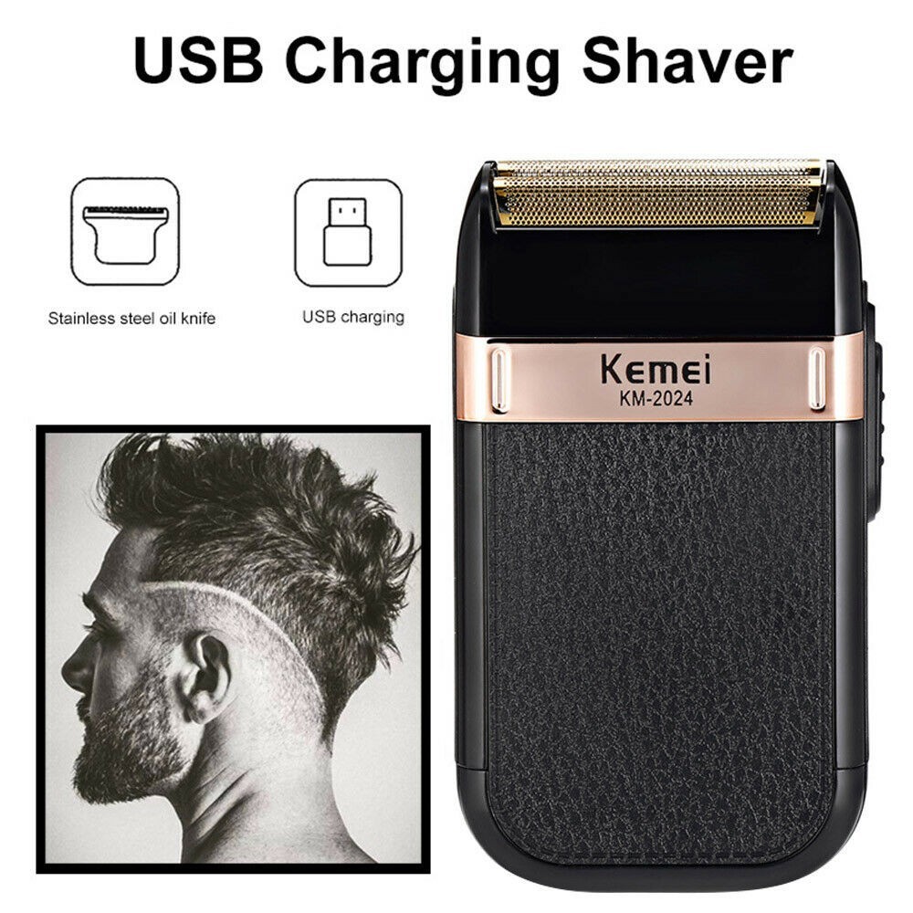 KEMEI Electric Shaver Trimmer Razor Rechargeable Hair Beard Shaving Machine 2026