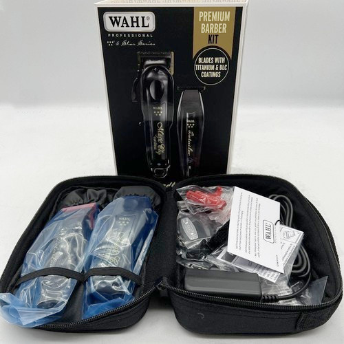 New Wahl Cordless Barber Combo Clipper/Detailer Trimmer – Black 3025397 US