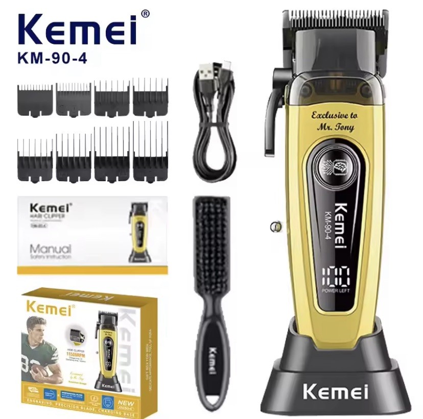 KEMEI KM 90-4 Hair Clippers BLDC Brushless Motor 7500 RPM NIB Sealed