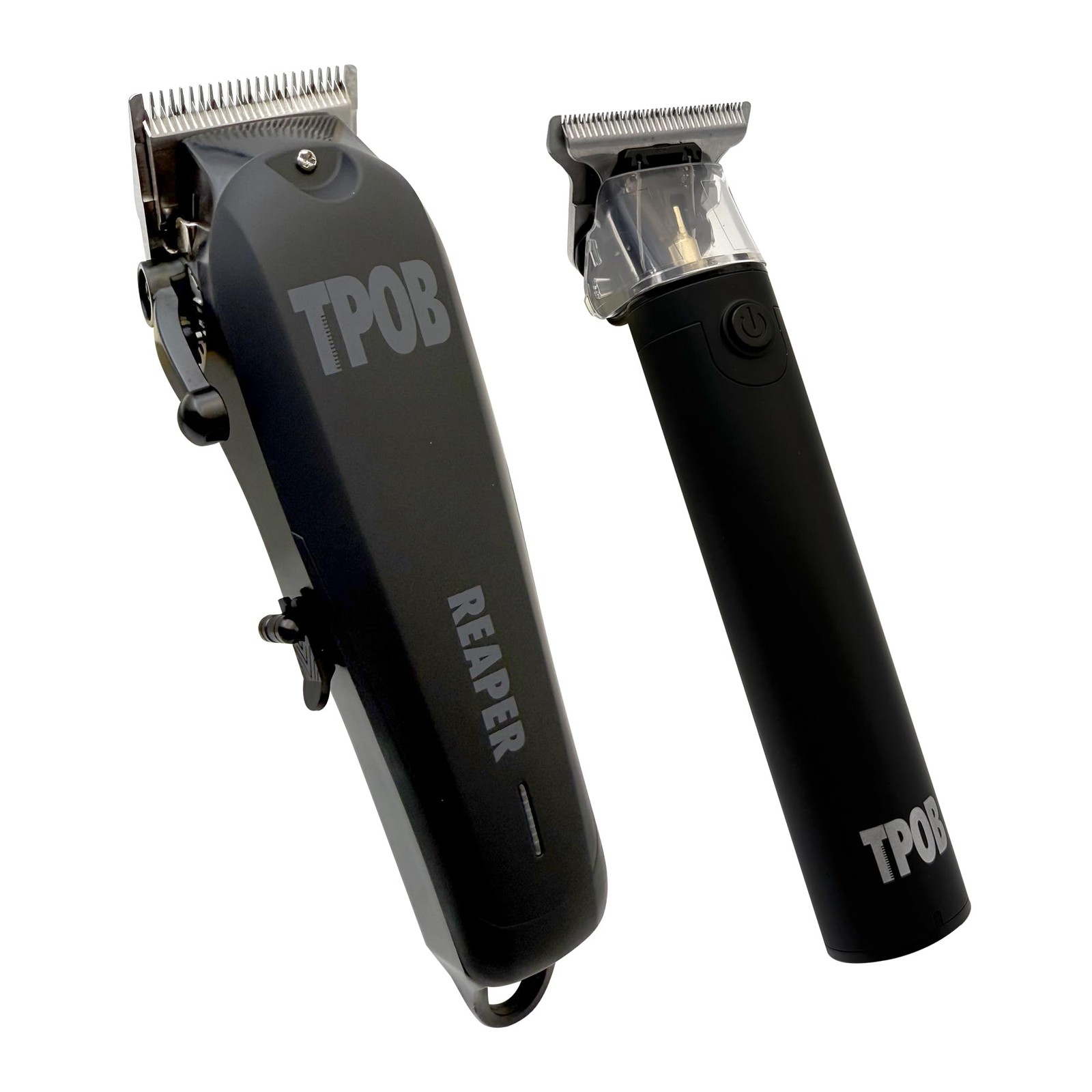 TPOB Slime 2 Ghost Black Clipper Trimmer Set Barber Hair Clippers for