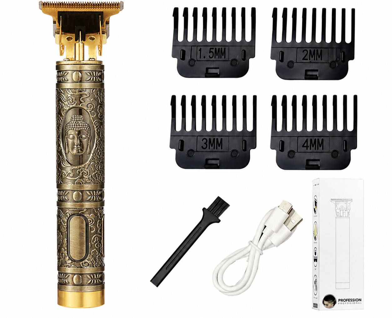 Professional Hair Clippers Trimmer Cutting Beard Cordless Barber Shaving Machine