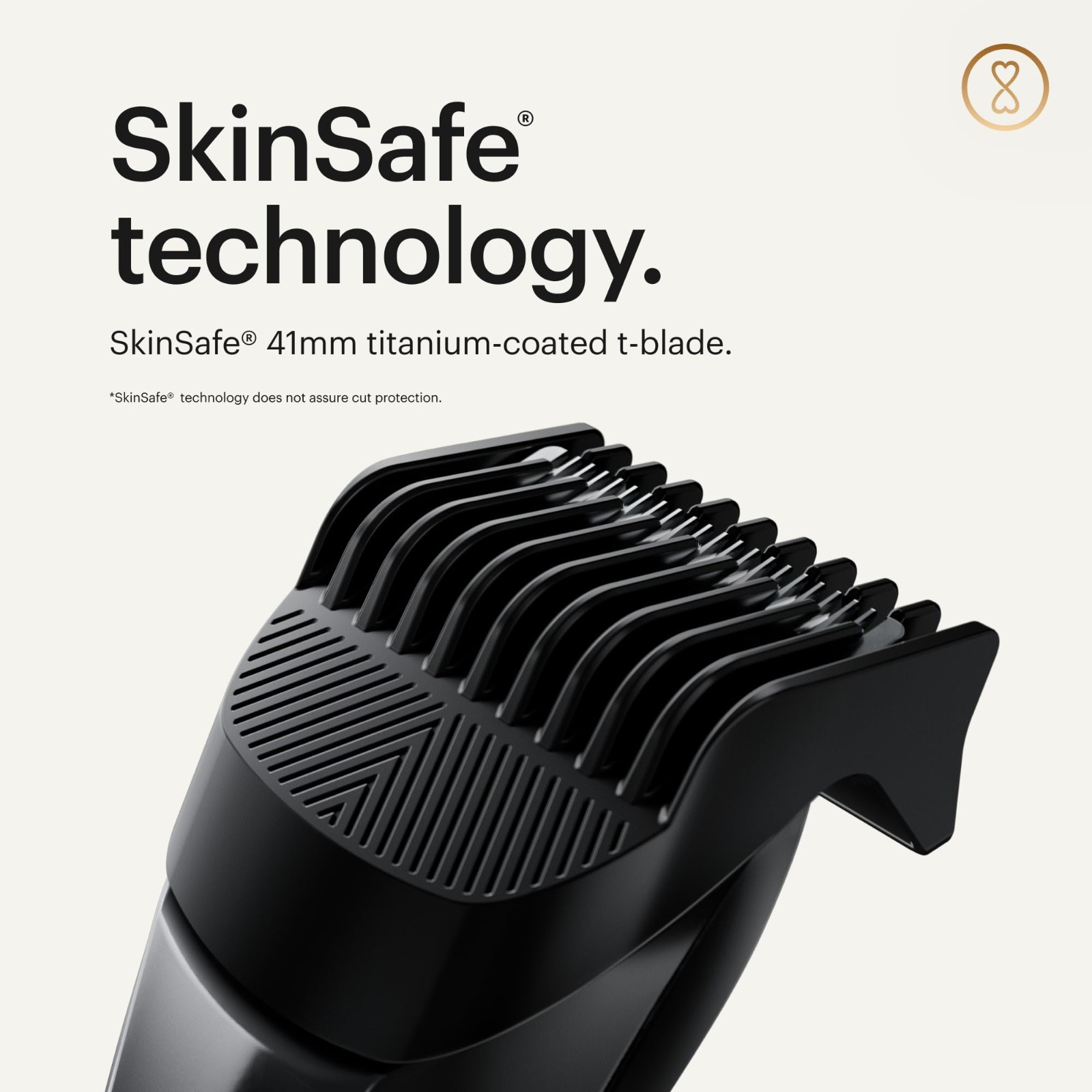 Premium Beard Trimmer for Men, 20 Length Adjustable, Stainless Steel T-Blade, Co