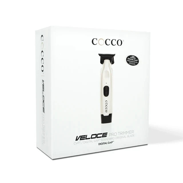 Cocco Veloce Pro White Digital Gap Cordless Trimmer with Stand – BRAND NEW