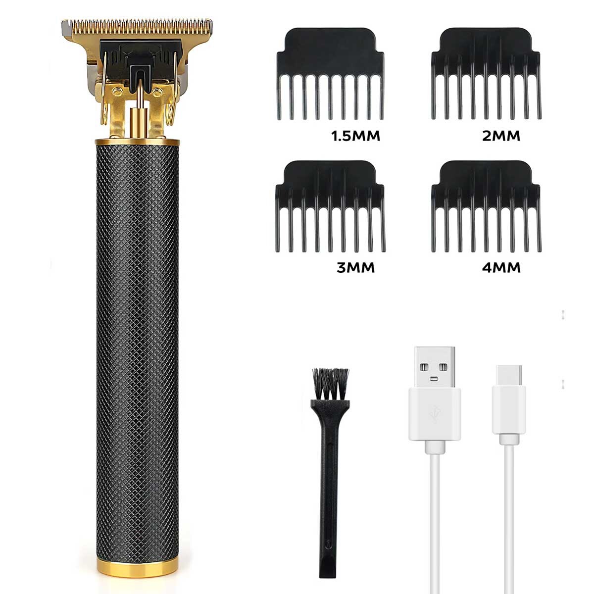 Updated Electric Cordless Zero Gapped Trimmer Hair Clipper Razor Rechargeable