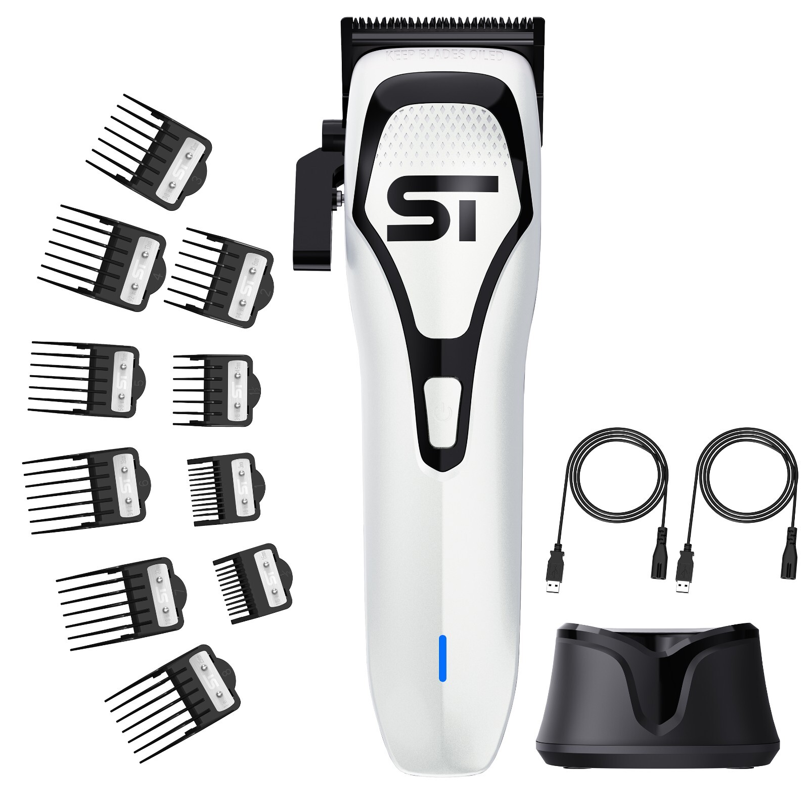 Supreme Trimmer DARKSTAR 72 DLC Fade Clipper w/ Magnetic Vector Motor | White