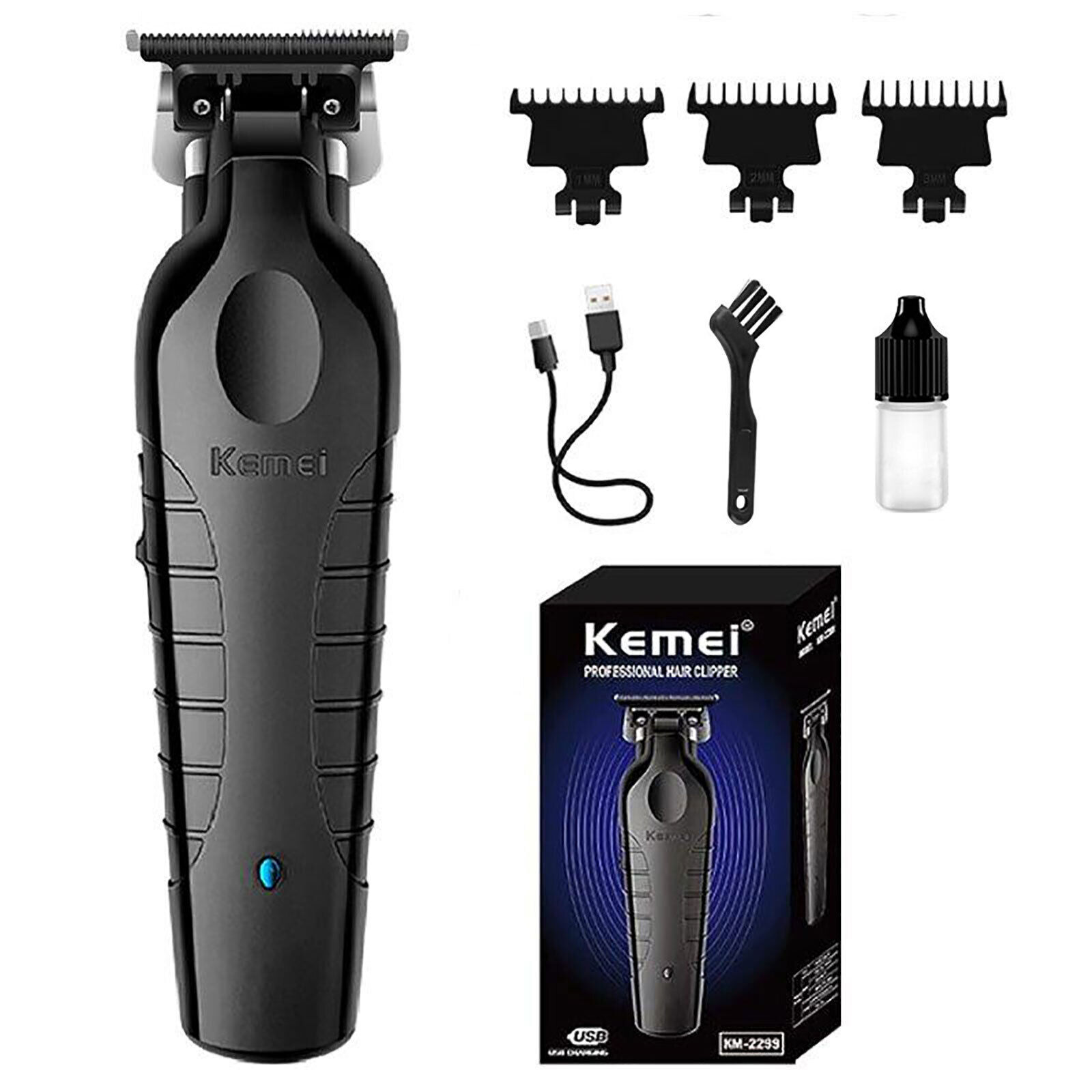 Kemei 2299 Hair Clippers Cordless Trimmer Beard Cutting Barber 0 Gapped Carving