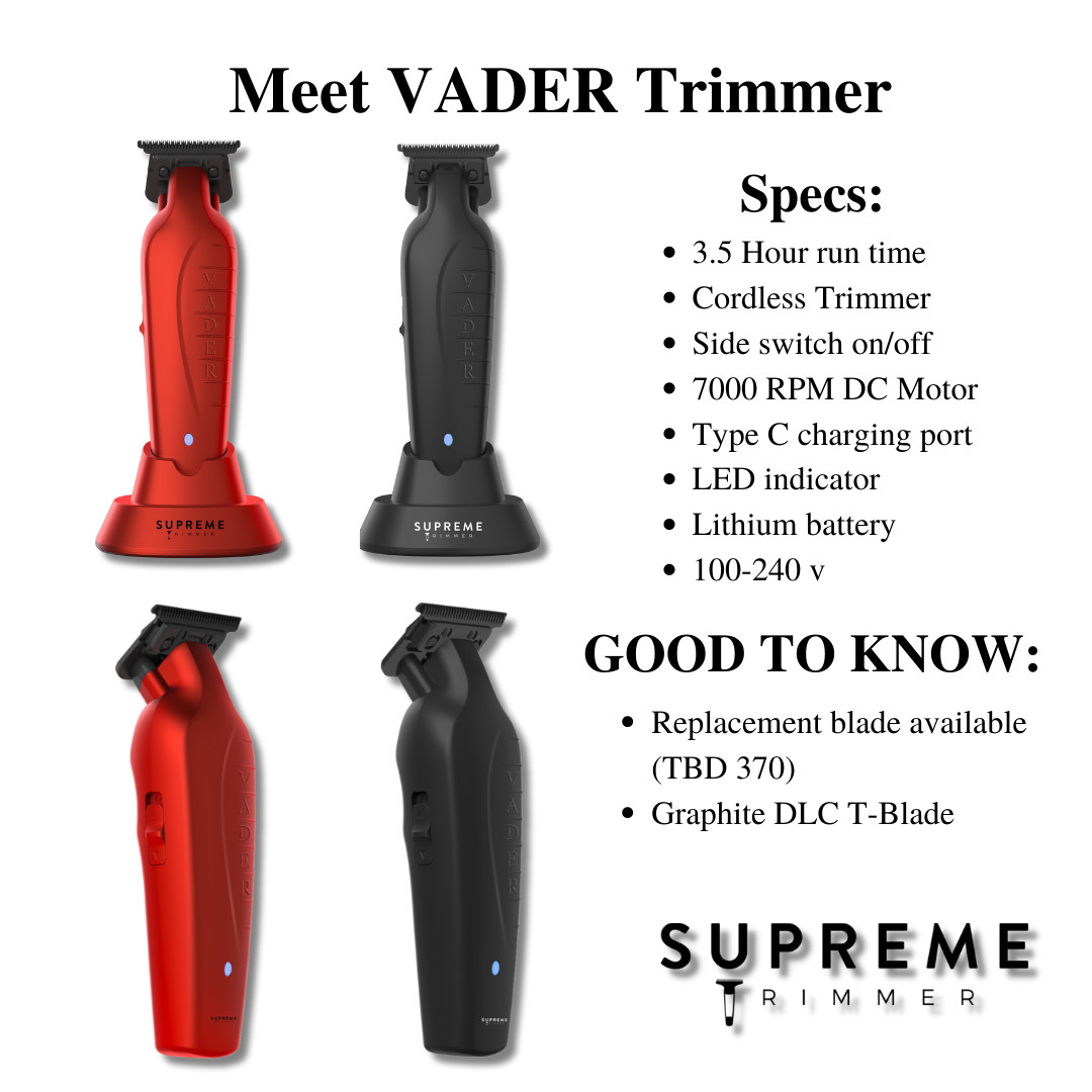 Supreme Trimmer ST3778 VADER Beard & Hair Trimmer – Factory Recertified