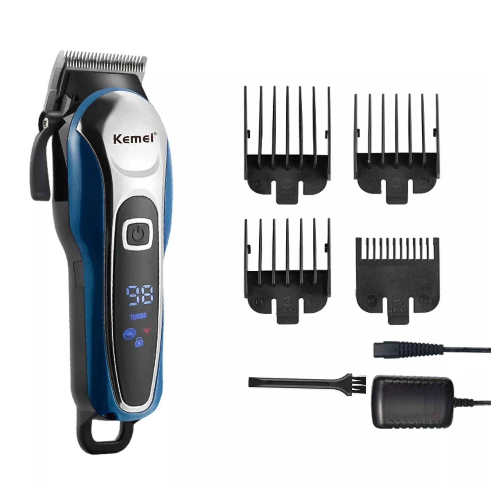 Kemei Hair Trimmer Baldheaded Hair Beard Clipper Cordless Grooming Kits KM-1931