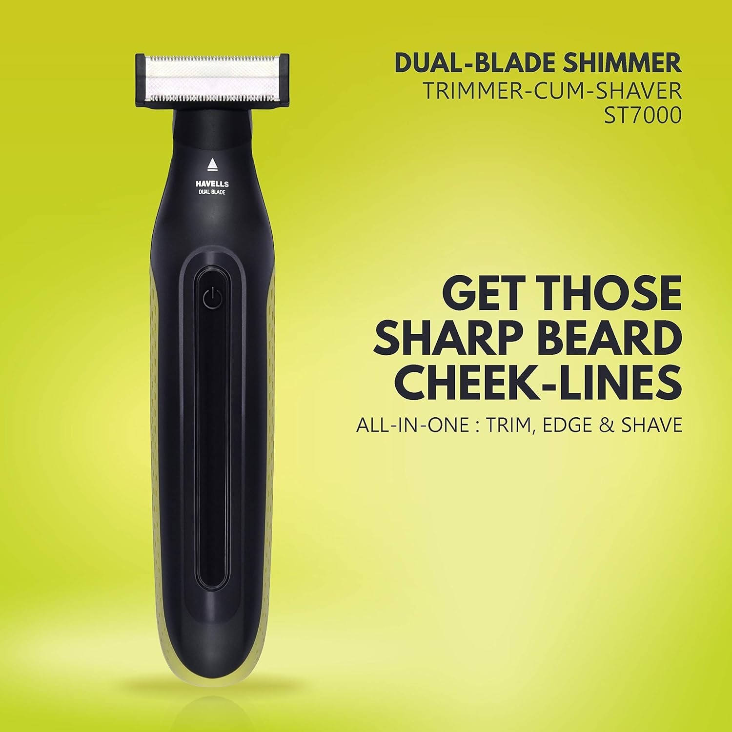 Havells UniBlade (Shaver cum Trimmer) For Wet and Dry shave 3 Trimming Combs