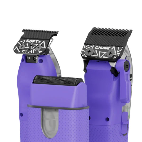 TPOB PLAY Mini Purple Bundle – Clipper Trimmer Shaver & Pod Set