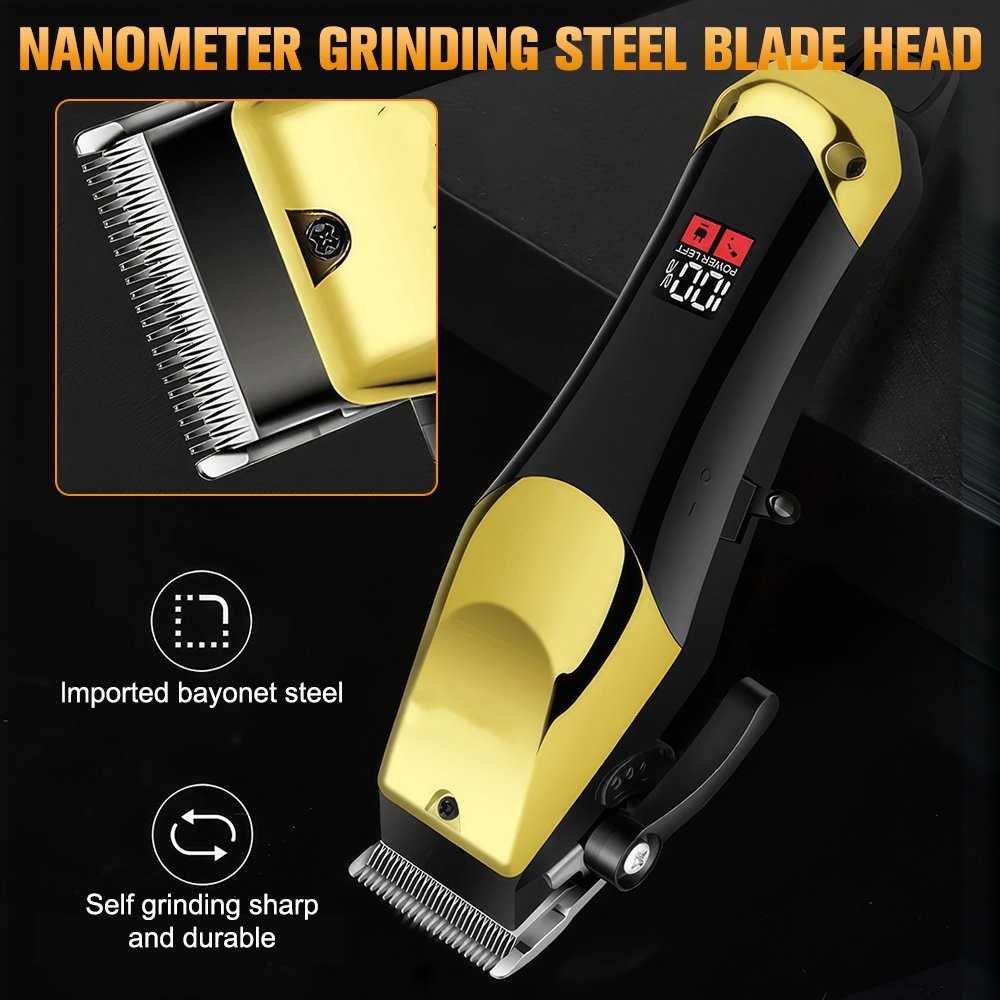 2/3/4Pcs Set USB Rechargeable Men’s Hair Clipper Set Electric Cordless Trimmer