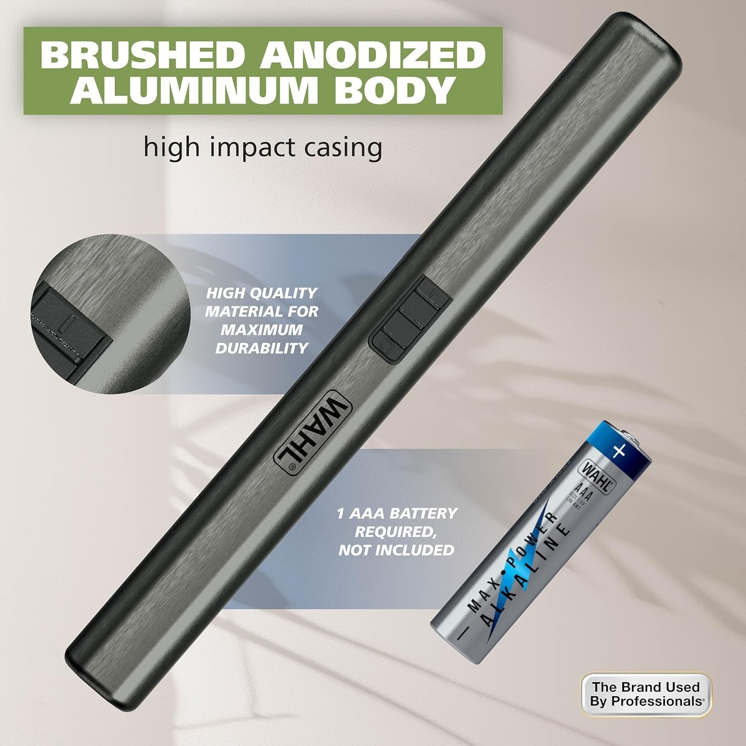 Micro Groomsman Battery Personal Trimmer for Hygienic Grooming with Rinseable, I