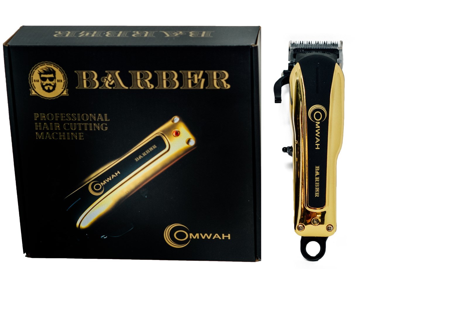 Professional Barber Hair Clipper Cordless Cutting Trimmer Kit Shaving Machine