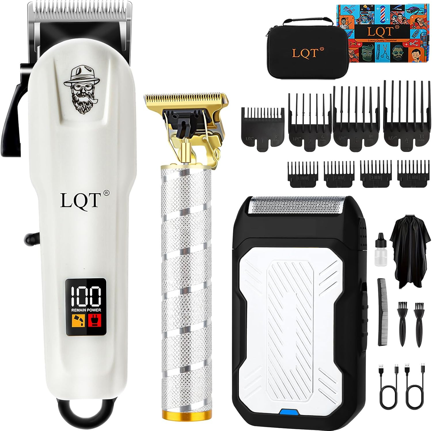 PRO Máquinas Profesionales Para Cortar Cabello Maquina Cortadora De Pelo Set MEN