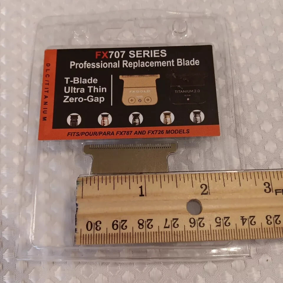 FX707 Series Gold T-Blade Ultra Thin Zero-Gap DLC Titanium 2.0 Fits FX787 FX726