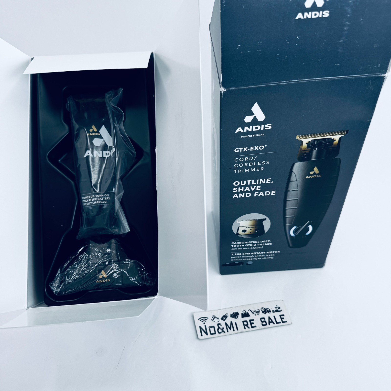 Andis 74150 GTX-EXO Professional Cord/Cordless Lithium-ion Electric Beard & Hair