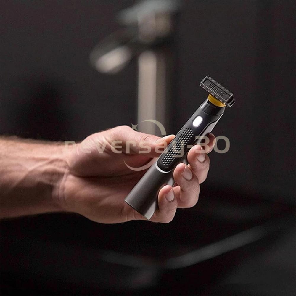 Rechargeable Beard & Body Razor that Trims, Edges, Shaves, and Grooms