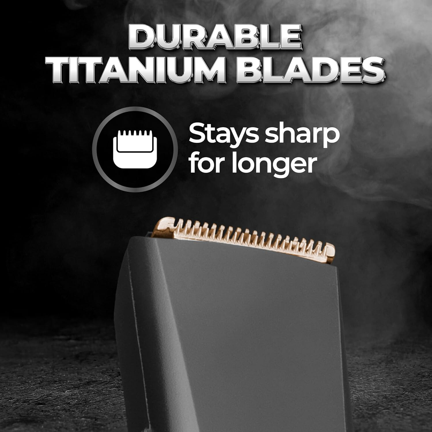 Beardo Trimmer for Mens, Hair Trimmer, Stainless Steel,‎ Waterproof,‎‎Chrome,