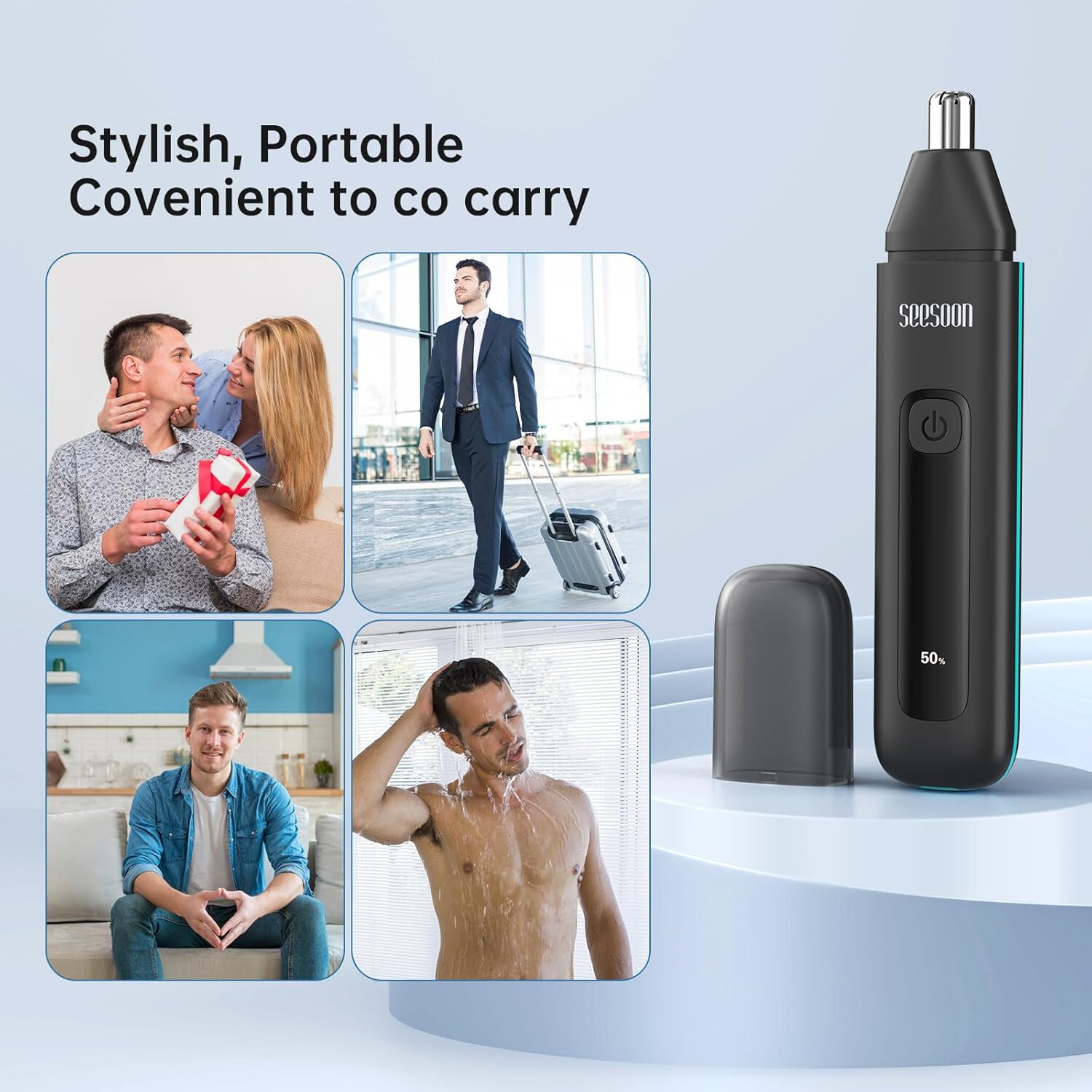Nose Hair Trimmer for Men – 2024 Professional Painless Ear Hair Trimmer