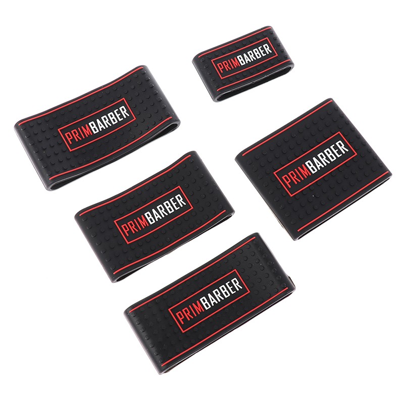 5 Pcs Non Slip Barber Hair Clipper Bands Grip Sleeves Hair Trimmer Holder.qhk